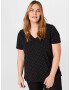 Zizzi Tricou 'DARO' negru - Pled.ro