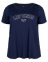 Zizzi Tricou 'Dave' bleumarin / alb - Pled.ro