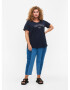 Zizzi Tricou 'Dave' bleumarin / alb - Pled.ro