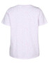 Zizzi Tricou 'EDORIT' roz / alb - Pled.ro