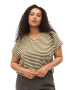 Zizzi Tricou 'FARAH' crem / oliv - Pled.ro