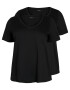 Zizzi Tricou 'KATJA' negru - Pled.ro