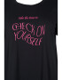 Zizzi Tricou 'MCATHRINGE' roz / negru - Pled.ro