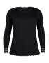 Zizzi Tricou 'MLIV' negru - Pled.ro