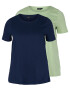 Zizzi Tricou 'MULTIPACK' bleumarin / verde - Pled.ro