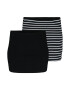 Zizzi Tricou negru / alb - Pled.ro