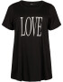 Zizzi Tricou negru / alb - Pled.ro