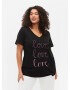 Zizzi Tricou roz deschis / negru - Pled.ro