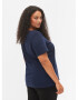 Zizzi Tricou 'Thea' bleumarin / alb - Pled.ro