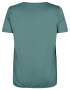 Zizzi Tricou 'VDONNA' auriu / verde smarald / negru - Pled.ro