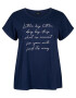 Zizzi Tricou 'Vera' bleumarin / alb - Pled.ro