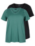 Zizzi Tricou verde / negru - Pled.ro