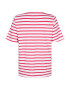 Zizzi Tricou 'VIVI' roz / alb - Pled.ro