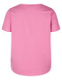 Zizzi Tricou 'Vvera' roz deschis / alb - Pled.ro