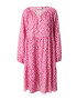 Zwillingsherz Rochie 'Audrey' ciclam / roz / rosé - Pled.ro