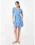 Zwillingsherz Rochie azur / alb - Pled.ro