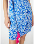 Zwillingsherz Rochie azur / alb - Pled.ro