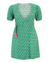 Zwillingsherz Rochie 'Ivana' verde / roz / alb - Pled.ro