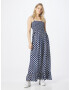 Zwillingsherz Rochie 'Janka' bleumarin / alb - Pled.ro