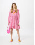 Zwillingsherz Rochie 'Melody' fucsia / alb - Pled.ro