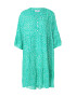 Zwillingsherz Rochie tip bluză 'Eva' verde jad / alb - Pled.ro