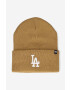 47brand caciula Los Angeles Dodgers Haymaker culoarea bej - Pled.ro