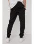 47brand Pantaloni culoarea negru cu imprimeu - Pled.ro