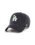 47brand șapcă MLB Los Angeles Dodgers culoarea negru cu imprimeu - Pled.ro