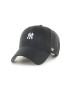 47brand sapca Mlb New York Yankees culoarea negru cu imprimeu - Pled.ro