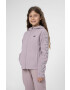 4F bluza copii F041 culoarea violet cu glugă cu imprimeu - Pled.ro