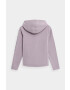 4F bluza copii F041 culoarea violet cu glugă cu imprimeu - Pled.ro