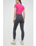 4F leggins de alergare culoarea gri neted - Pled.ro