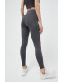 4F leggins de alergare culoarea gri neted - Pled.ro