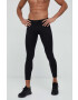 4F leggins de antrenament culoarea negru neted - Pled.ro