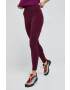 4F leggins sport femei culoarea violet neted - Pled.ro