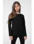 4F longsleeve copii F056 culoarea negru neted - Pled.ro