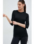 4F longsleeve sport culoarea negru - Pled.ro