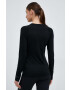 4F longsleeve sport culoarea negru - Pled.ro