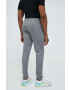 4F pantaloni de antrenament culoarea gri neted - Pled.ro