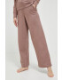 4F pantaloni de trening culoarea roz neted - Pled.ro