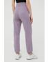 4F pantaloni de trening femei culoarea violet neted - Pled.ro