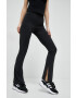 4F pantaloni de trening culoarea negru neted - Pled.ro