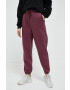 4F pantaloni de trening culoarea violet neted - Pled.ro