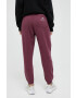 4F pantaloni de trening culoarea violet neted - Pled.ro