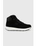 4F sneakers din piele intoarsă femei culoarea negru - Pled.ro