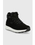 4F sneakers din piele intoarsă femei culoarea negru - Pled.ro