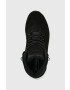 4F sneakers din piele intoarsă femei culoarea negru - Pled.ro