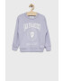 Abercrombie & Fitch bluza copii culoarea violet neted - Pled.ro