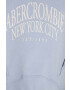 Abercrombie & Fitch bluza copii culoarea gri cu imprimeu - Pled.ro