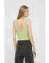 Abercrombie & Fitch body femei culoarea verde - Pled.ro